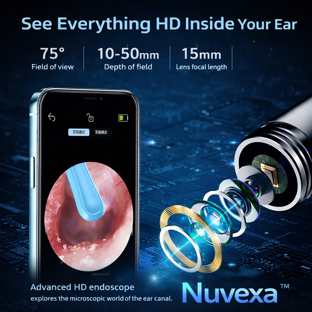 Nuvexa Smart Ear Camera Cleaner